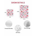 thumbnail image 7 of Summer Red Starfish Kitchen Dish Towels for Drying Dishes Set of 4, Green Coral Coastal Ocean Abstract Waffle Weave Microfiber Terry Hand Tea Bathroom Towels Quick Dry & Absorbent Towel 15.7x23.6, 7 of 7
