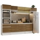 thumbnail image 1 of Cocina Integral Completa 300cm Diamante Madesa 02 - Blanco/Marrón, 1 of 9