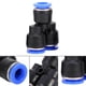 thumbnail image 5 of Conector neumático duradero de forma ovalada giratoria empuje neumático en Y instalación rápida 0-10 bar máximo para aire agua vacío de 0 a 60 ANGGREK Otros, 5 of 6