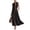 Navy, variant on Womens Vintage Stand Collar Sleeveless Color Blocked Loose Casual Dress Summer Lightweight Relaxed Fit Flowy Midi Tunic Daily Boho Style 2026 Navy S