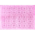 thumbnail image 1 of Ahgly Company Indoor Rectangle Abstract Pink Contemporary Area Rugs, 8' x 12', 1 of 4