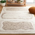 thumbnail image 2 of SAFAVIEH Casablanca Rhoda Geometric Wool Area Rug, Ivory/Brown, 6' x 9', 2 of 8