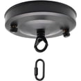 thumbnail image 1 of Mounting Hardware For Industrial Black Ceiling Light Canopy, Galvanized Steel Construction Offers Rust-Free Longevity, Modern Design Enhances Room Decoration, Easy Installation, 1 of 5