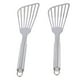 thumbnail image 1 of Fish Spatula, 2 Pack Stainless Steel Fish Turner 12.5 Inch Kitchen Cookie Spatula with Brushed Stain, 1 of 5