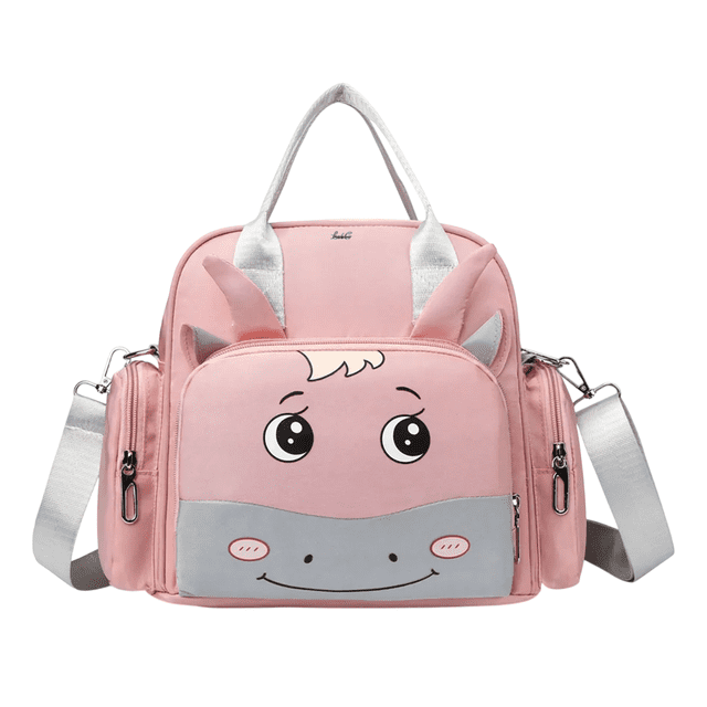 Mochila Lab.G Pañaleras Bebe Rosa Claro