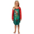 thumbnail image 2 of Scooby-Doo Matching Family Christmas Character Tree Reindeer Holiday Sleep Pajama Set Loungewear Sleepwear, 2 of 7