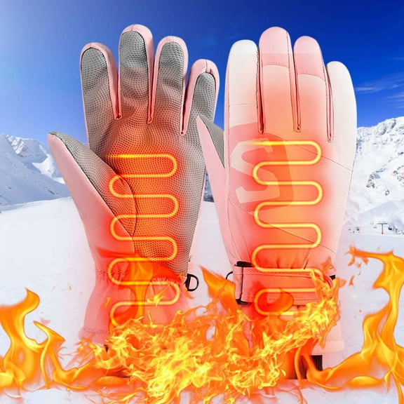 Winter Warm Gloves Men Women Gloves,Waterproof Touchscreen Thermal Insulated Heated Gloves for Winter Sports Outdoors Climbing Hiking Hand Warmer
