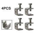thumbnail image 6 of Stainless Steel C Clamps Tiger Clamp for Mounting U Clamps Small Desk Clamp, 6 of 12