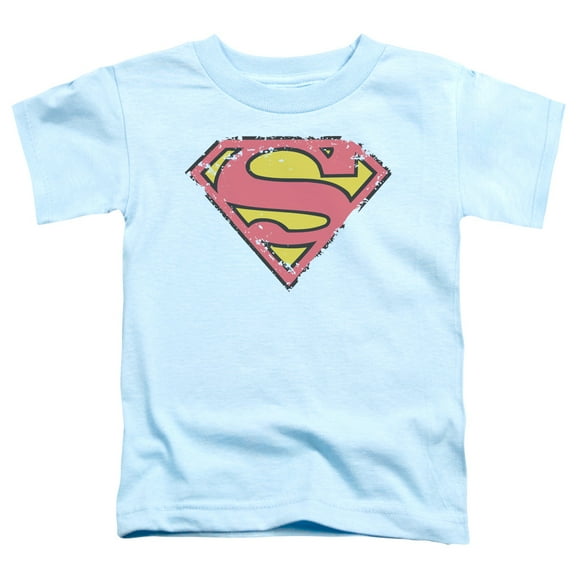 Superman - Distressed Shield - Toddler Short Sleeve Shirt - 4T