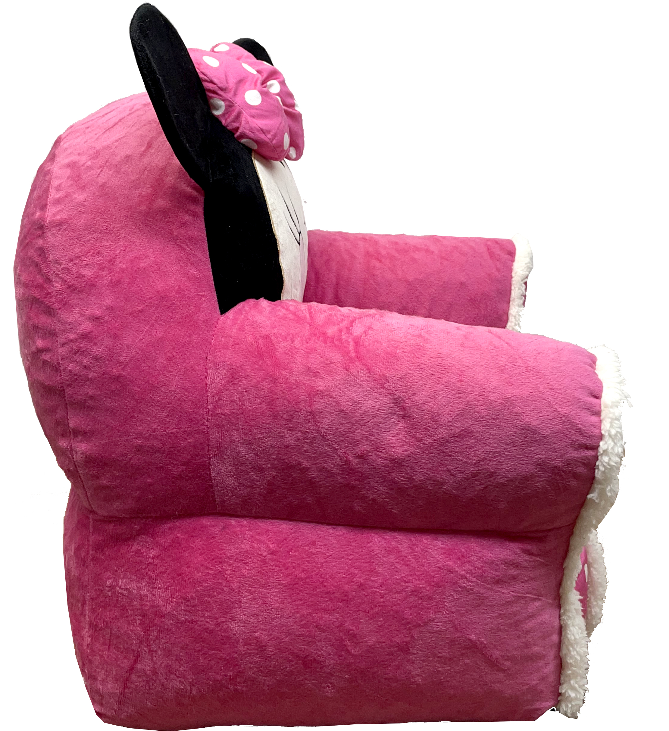 Disney Minnie Mouse Kids Figural Bean Bag Chair, Multicolor photo 5