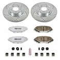 thumbnail image 3 of PowerStop Front Z26 Street Warrior Carbon-Fiber Ceramic Brake Pad and Drilled and Slotted Rotor Kit Fits: MAZDA Select Models K3026-26, 3 of 9