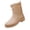 Khaki_026, variant on Women's Mid-Calf Waterproof Rain Boots Non-Slip PVC Rain Shoes with Back Pull Tab for Gardening Walking Outdoor Work 5.5(EU-36) 36