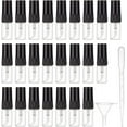 thumbnail image 6 of 40pcs 2ml Mini Fine Mist Spray Bottle Refillable Sample Bottle with Black Plastic Lid 10pcs Dropper and 4pcs Funnel for Perfume Lotion Travel, 6 of 9