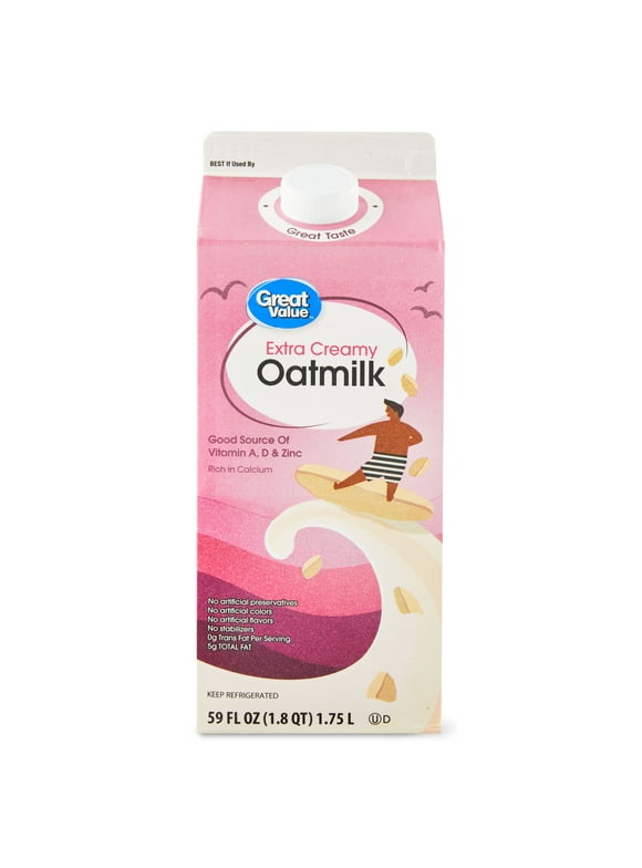 Great Value Extra Creamy Oatmilk, 59 fl oz