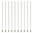 thumbnail image 1 of 10 agujas dispensadoras de punta roma de 29,7 cm (11,69 pulgadas), agujas largas de acero inoxidable de calibre 18 con cierre Luer para dispensar pegamento adhesivo, trabajos manuales., 1 of 6