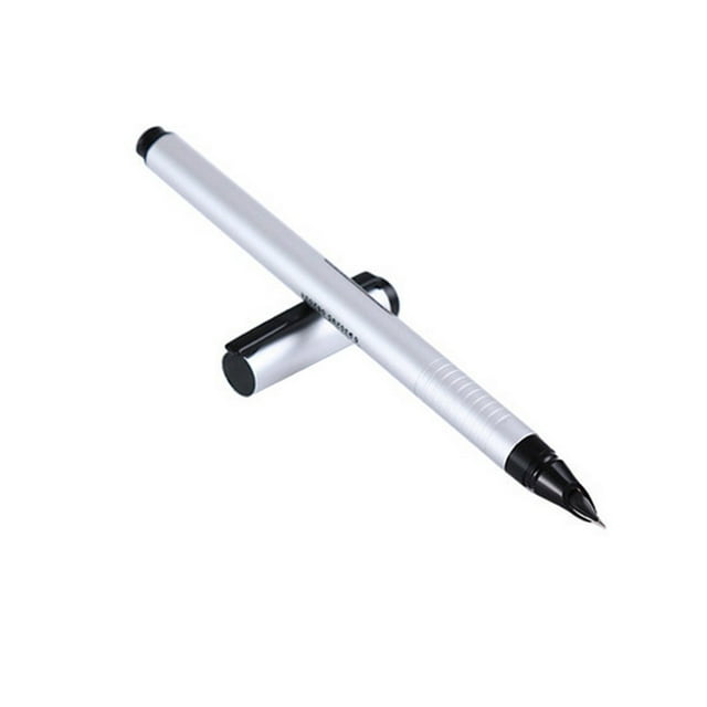 Abcsea Hero 1303 Stylo Plume à Pointe Extra Fine avec Trousse - Argent