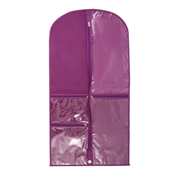 Children Garment Bag with 5 Pockets Foldable Dance Costume Cover for Competitions Practical Hanging Clothing Sleeve