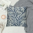 thumbnail image 2 of Nawypu  Nautical Coastal Pillow Covers Beach Coral Print Decor Throw Pillow Cover Case Farmhouse Cushion Cover Square for Home Sofa, 2 of 5