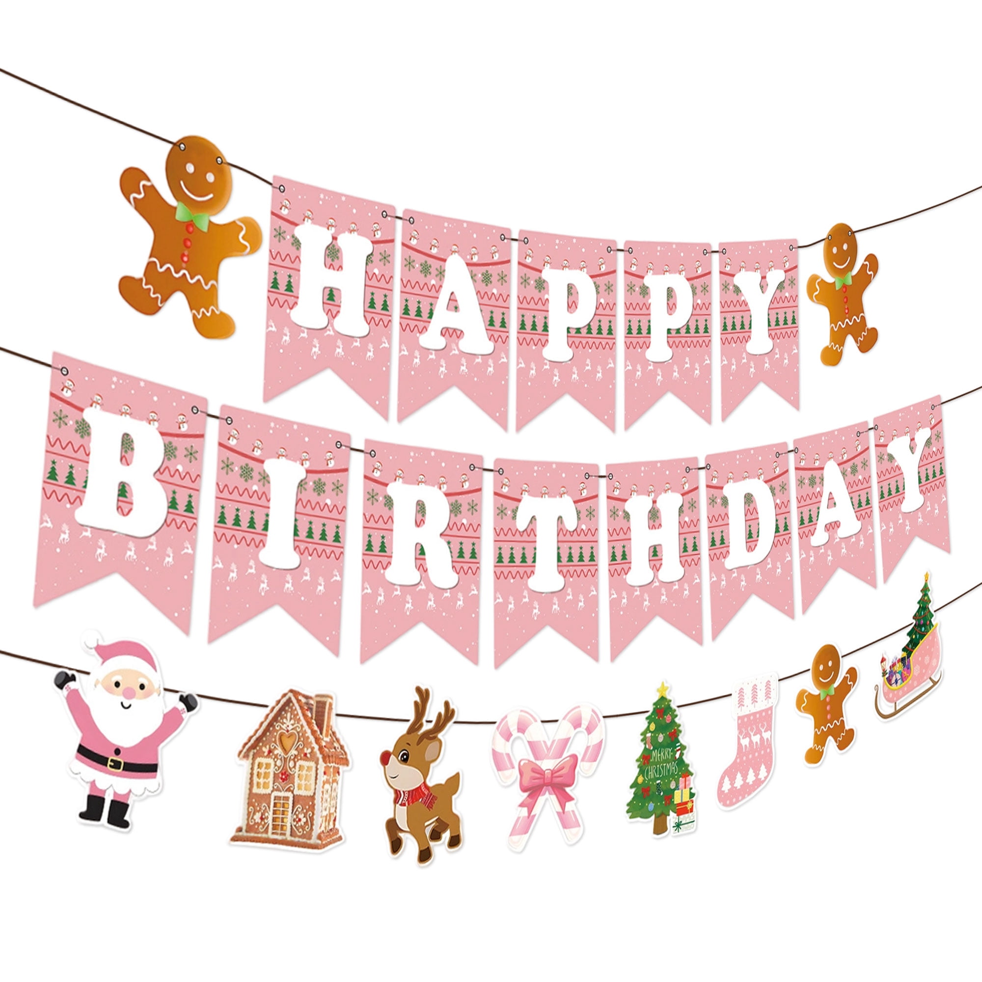 LITAUS, Bannière « Happy Birthday » Noire Et Dorée – Pré-enfilée, De 2,7 M, Pas De Bricolage | Décorations D'anniversaire | Panneau « Happy Birthday » Pour Décoration D'anniversaire | Bannière