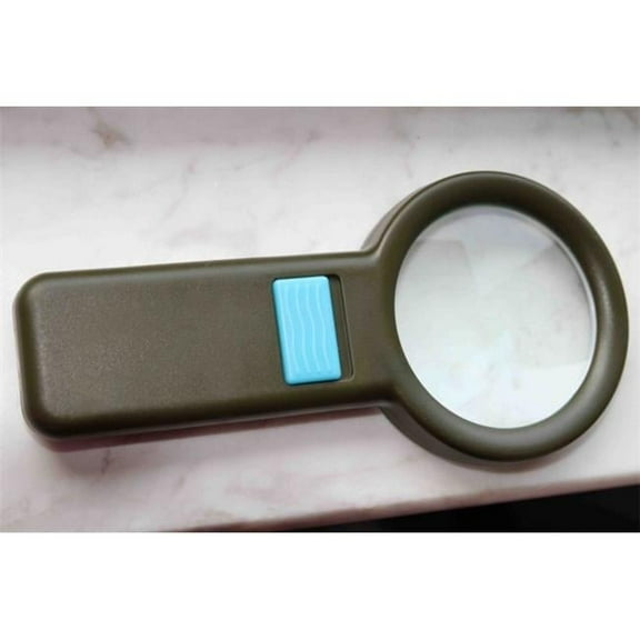 10 SUPER BRIGHT LED MAGNIFIER WITH 2.5 in. GLASS LENS