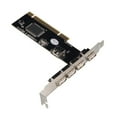 thumbnail image 1 of Milaget PCI 32bit to 4+1 ports USB2.0 Expansion Controller Card Support, 1 of 8