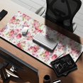 thumbnail image 2 of Long Mouse Pads for Desk,Pioneer Flower Floral Print Pattern Desk Mats on Top Of Desks, Desk Mouse Pad Extra Large with 3mm Non-Slip Base and Stitched Edge for Gaming,Office,Work,Home 35.4"x15.7", 2 of 6