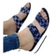 thumbnail image 1 of EU41 = MX6.5 = MX26 = Foot length 26cmAzulSandalias Con Plataforma Y Lazo Con Estampado De Palabras esquí esquí Gafas de esquí, 1 of 3