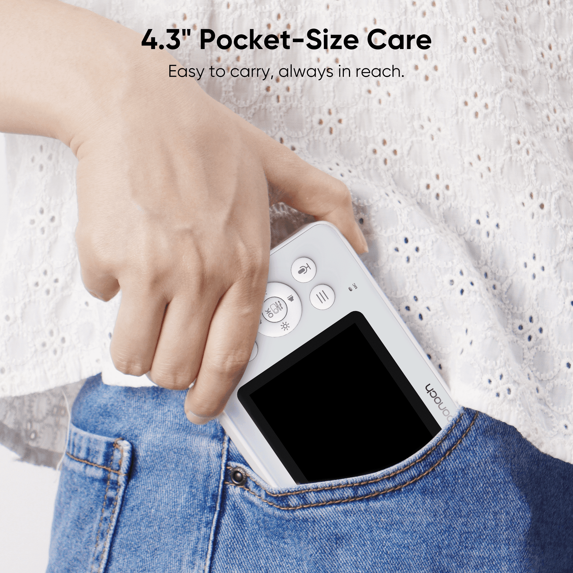 bonoch 4.3" Baby Monitor with 2 720p Video LCD Display Cameras with 23Hour Battery, VOX Mode, 2-Way Audio, Auto Night Vision