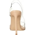 thumbnail image 3 of Steve Madden Vienne Clear Pointed Toe Stiletto Heel Slip On Dress Heeled Sandals (Clear, 10), 3 of 6