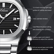 Chenxi New Watches Mens Top Brand Luxury Sports Quartz Men Watch Full Steel Waterproof Luminous Wrist Watch Relogio Masculino - Quartz Wristwatches