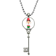 thumbnail image 1 of Rojo Verde Turquía Cartoon Colgante Collar Vintage Llavero Plata Joyas Unbranded M, 1 of 3