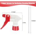 thumbnail image 2 of Plastic Spray Bottle Nozzle Heavy Duty Spraying Replacement Part Leak Proof Mist Water for Chemical Cleaning Solutions All-Purpose Adjustable Head Sprayer 4PCS (Red), 2 of 5