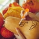 thumbnail image 5 of Juego de 11 cuchillos para trinchar frutas y verduras de acero inoxidable para decoración navideña. Herramientas para tallar calabazas con mangos de plástico y madera. 180 g. Material de cocina a, 5 of 9