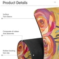thumbnail image 4 of Yayeee Faucet Mat for Kitchen Sink 14.7" Diatomite Long Splash Guard Pad, Purple Abstract Floral, 4 of 7