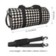 thumbnail image 2 of Easygdp Black and white houndstooth Bolsa de Viaje, Bolsa de Mano, Bolsa de Gimnasio, Bolsa de Equipaje para Viaje, 2 of 6
