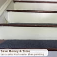 thumbnail image 3 of SelfAdhesive Vinyl Stair Riser Stickers Peel and Stick Staircase Decal .&#x.Pure, 3 of 9