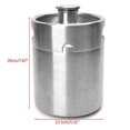 thumbnail image 4 of 2l Less Steel Home Brew Mini Keg Growler Beer Brewing Diy Ma Tool, 4 of 5