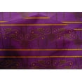 thumbnail image 4 of oneOone Cotton Silk Fabric Swirl & Floral Block Printed Fabric 1 Yard 42 Inch Wide, 4 of 4