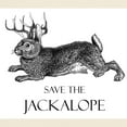 thumbnail image 3 of CafePress - Jackalope T Shirt - Men's Classic Graphic T-Shirt, 3 of 4