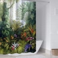 thumbnail image 4 of Cortina de Tela de poliéster resistente Cortina de impermeable, de pintura digital para de , cortinas de plantas perfecl Cortinas de baño, 4 of 7