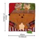 thumbnail image 5 of Red Short Plush Xmas Hat Chair Cover Soft Comfortable Seats Cover Xmas Decor for Chair Stool Armchair, 5 of 5
