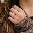 thumbnail image 5 of Created Forever Women's 1/5 CT TW Lab Grown Diamond Two-Tone Sterling Silver Infinity Ring, 5 of 10