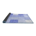 thumbnail image 2 of Ahgly Company Indoor Square Checkered Blue Modern Area Rugs, 7' Square, 2 of 4