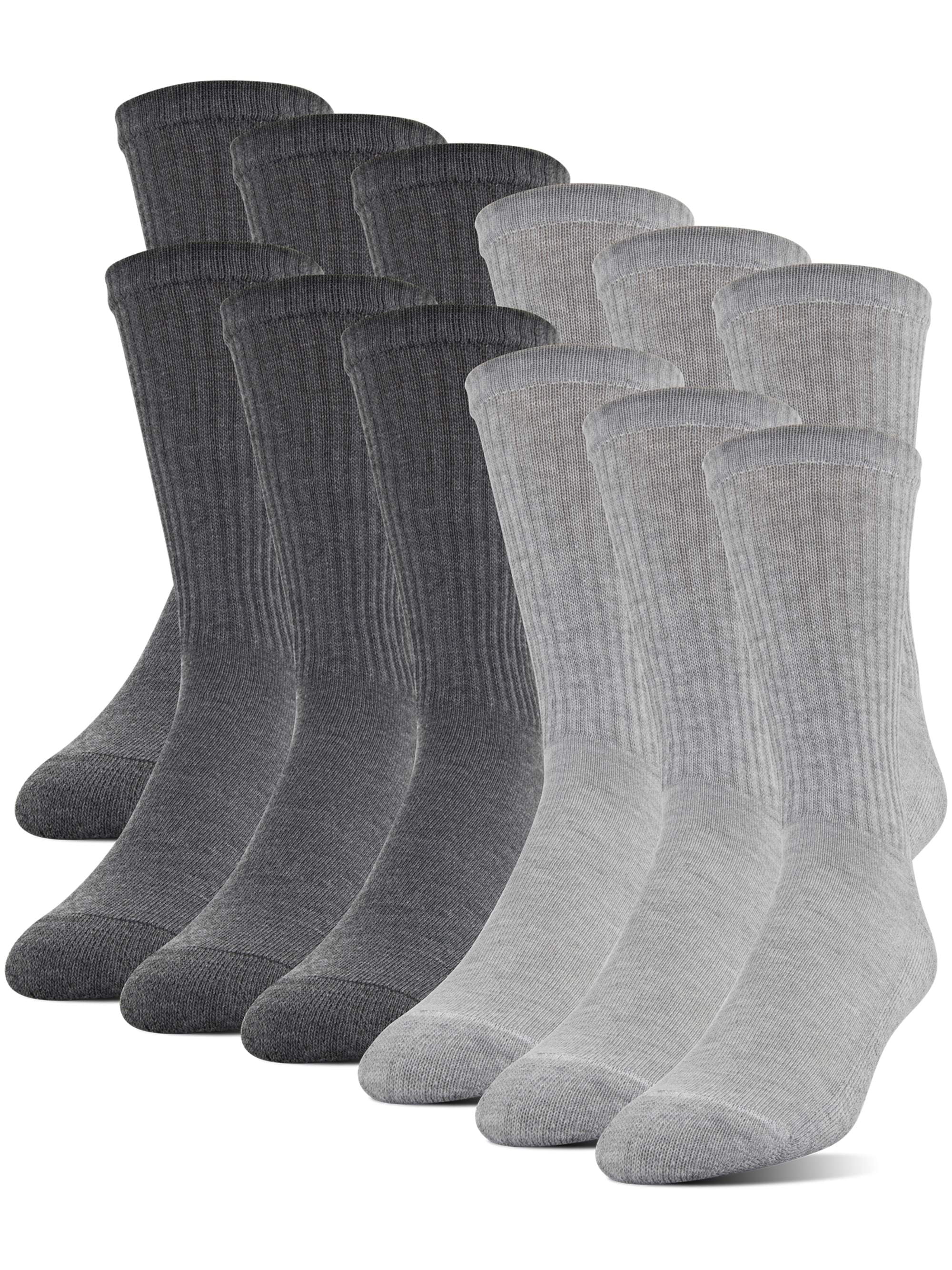 Gildan Mens Stretch Cotton Low Cut Socks 12-Pack 