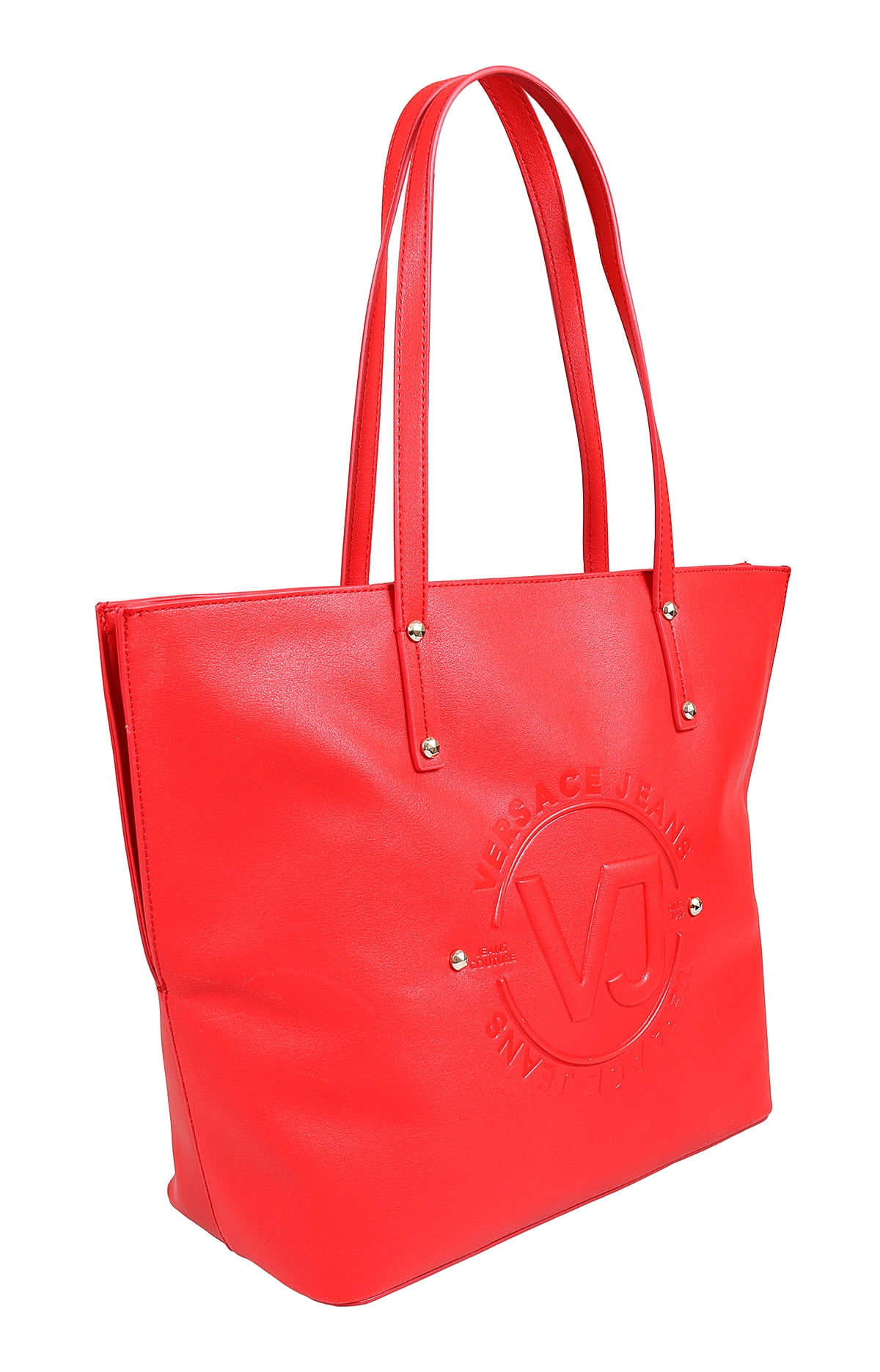 Versace Red Shopper /Tote Bag-EE1VTBB50 E500 - Walmart.com - Walmart.com