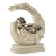 thumbnail image 3 of Tallado Feliz Maitreya Buda Deidad Hindú Decoración Decoración Fan, 3 of 7