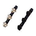 thumbnail image 2 of 2Pcs Sparkling Crystal Stone Hair Clips for Women, Hair Clips for Braids with 3 Small Clips, 2 of 5