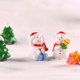 thumbnail image 2 of Micropaisaje de muñeco de nieve navideño, cuenca de nieve, paisajismo, pequeños adornos, llavero de Papá Noel, colgante de resina, regalo, 2 of 4