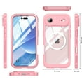 thumbnail image 2 of Magnetic for IPhone Air Case, Compatible with MagSafe Built-in Touch Sensitive Anti-Scratch Screen Protector,Camera Protection for IPhone Air, 2 of 5