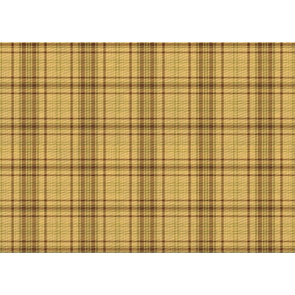 Ahgly Company Indoor Rectangle Patterned Dark Bisque Brown Area Rugs, 7' x 10'